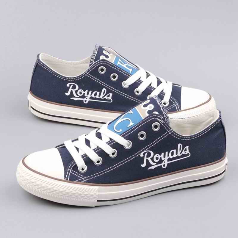 Women's Kansas City Royals Repeat Print Low Top Sneakers 003