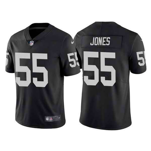 Youth Las Vegas Raiders #55 Chandler Jones Black Vapor Untouchable Limited Stitched NFL Jersey