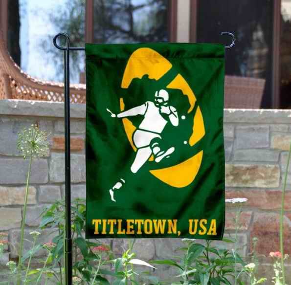 Green Bay Packers Double-Sided Garden Flag 002 (Pls check description for details)