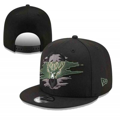 Milwaukee Bucks Stitched Snapback Hats 0010