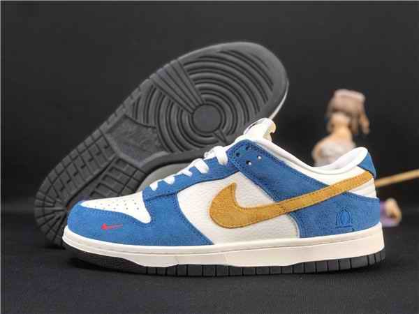 Women's Dunk Low SB Blue/White Shoes 068