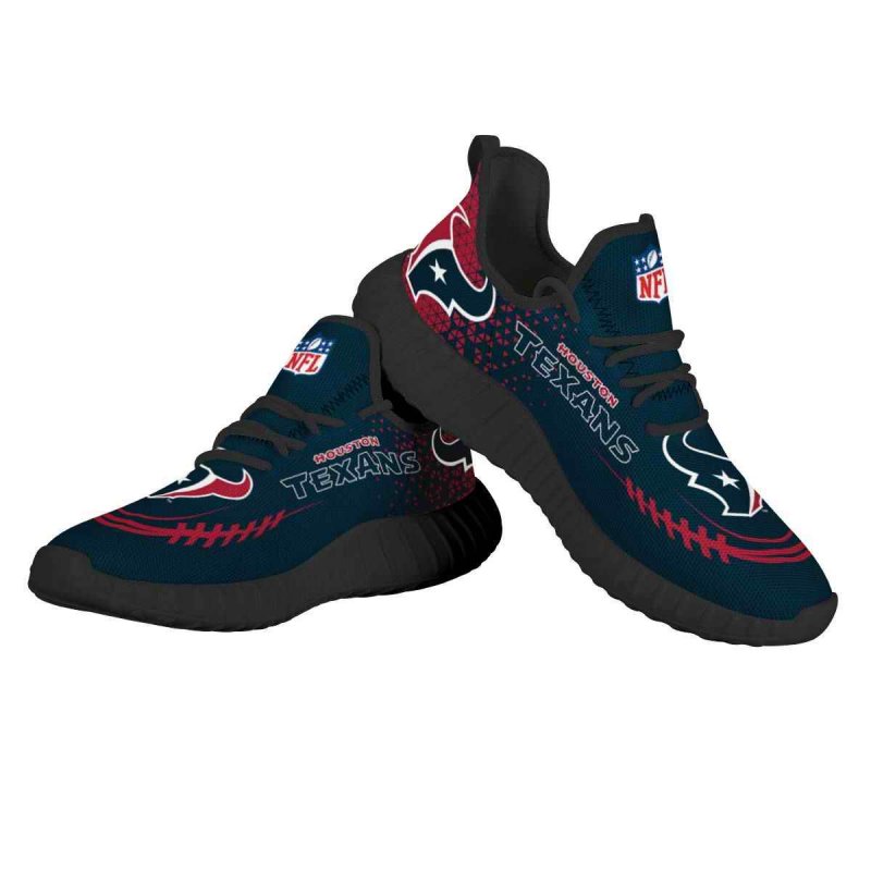 Men's NFL Houston Texans Mesh Knit Sneakers/Shoes 001