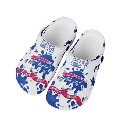 Men's Buffalo Bills Bayaband Clog Shoes 002