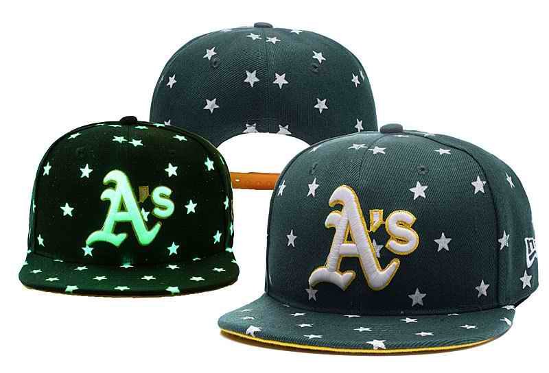 MLB Oakland Athletics Stitched Snapback Hats 001