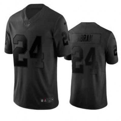 Men's Oakland Raiders #24 Johnathan Abram Black City Edition Limited Stitched Jersey