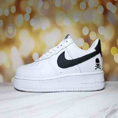 Men's Air Force 1 Low White/Black Shoes 0224