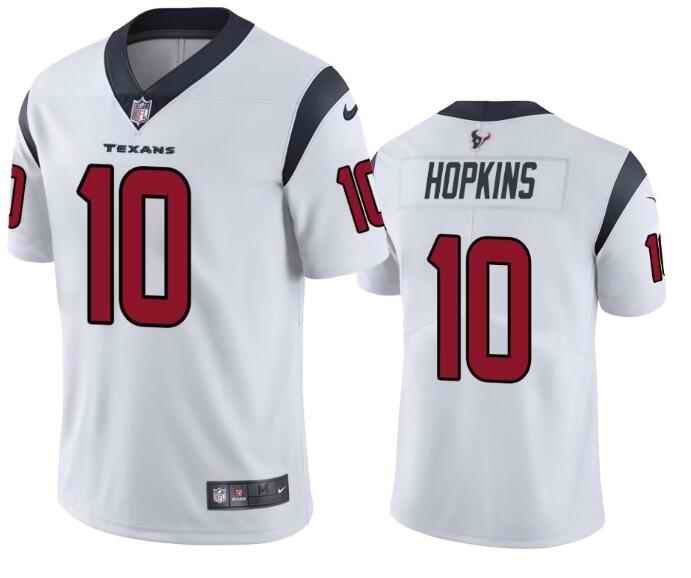 Men's Houston Texans #10 DeAndre Hopkins White Vapor Untouchable Limited Stitched NFL Jersey