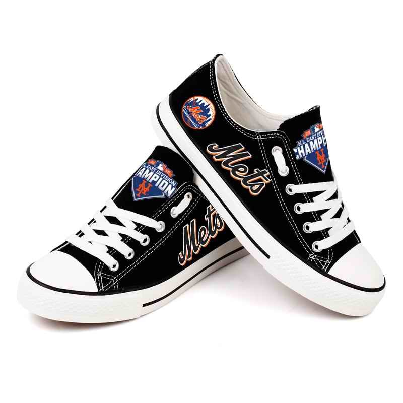 Women's New York Mets Repeat Print Low Top Sneakers 002