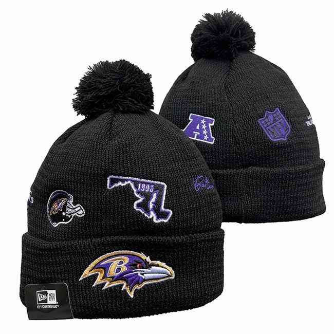 Baltimore Ravens 2024 Knit Hats 010