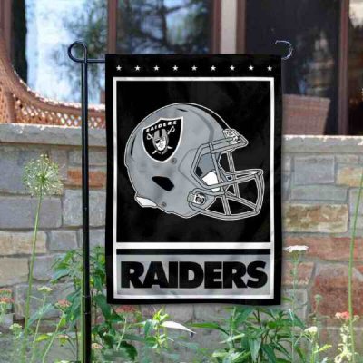 Las Vegas Raiders Double-Sided Garden Flag 003 (Pls check description for details)