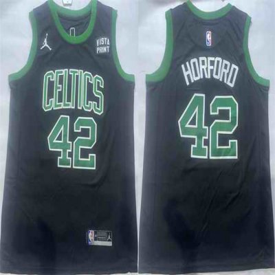 Men's Boston Celtics #42 Al Horford Black Statement Edition  Stitched Basketball Jersey