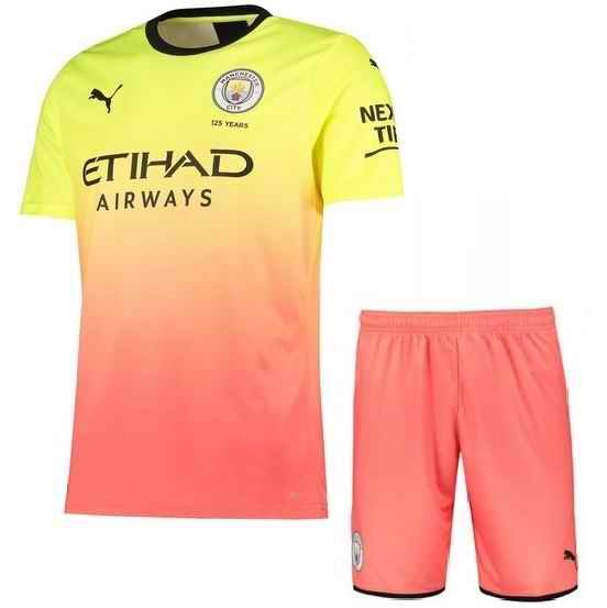 Men's Manchester City 2019/2020 Third Kit Football Jersey Suit