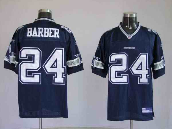 Cowboys #24 Marion Barber Navy Blue Stitched Youth NFL Jersey