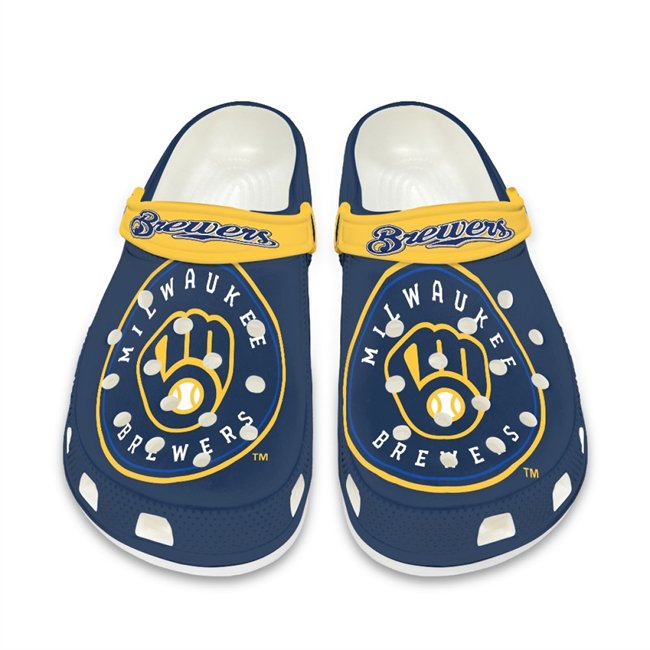 Men's Milwaukee Brewers Bayaband Clog Shoes