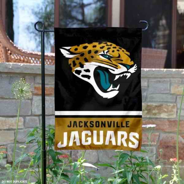 Jacksonville Jaguars Double-Sided Garden Flag 001 (Pls check description for details)