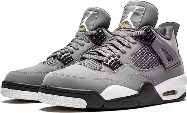 Men's Hot Sale Running weapon Air Jordan 4 Gray Shoes 0171