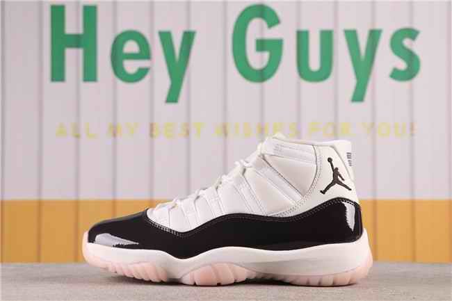 Men's Running weapon Air Jordan 11 White/Black Shoes 065