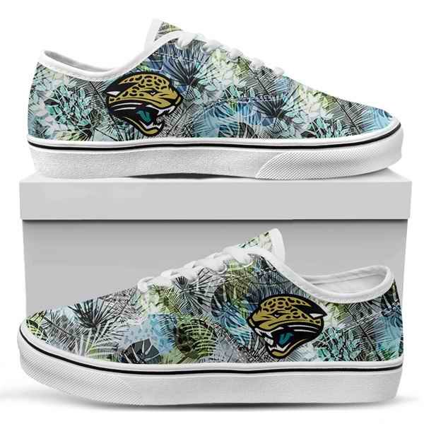 Women's Jacksonville Jaguars Vans Low Top Sneakers 001