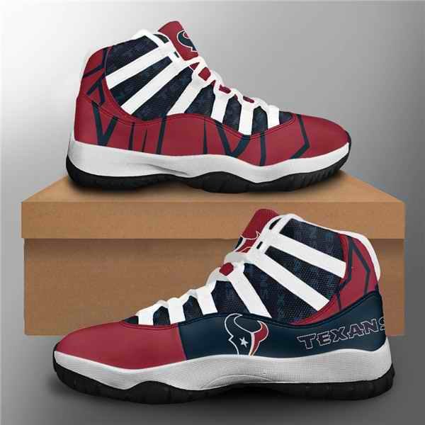 Women's Houston Texans Air Jordan 11 Sneakers 002