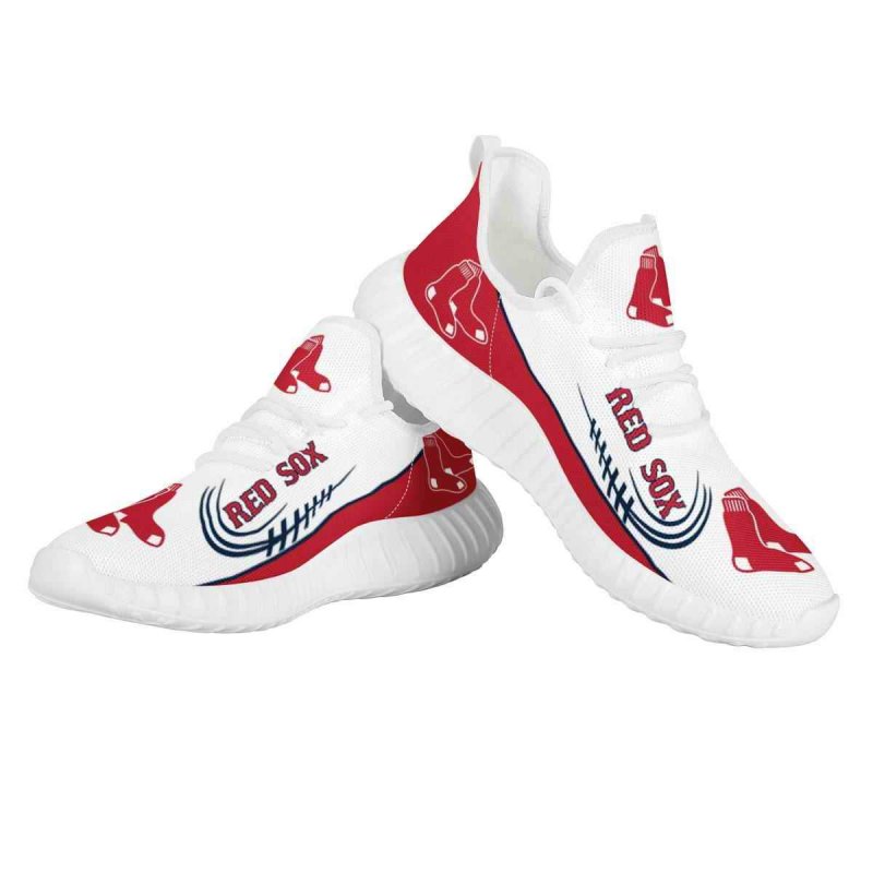 Women's MLB Boston Red Sox Mesh Knit Sneakers/Shoes 001