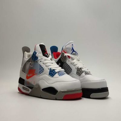 Men's Hot Sale Running weapon Air Jordan 4 White Shoes 099