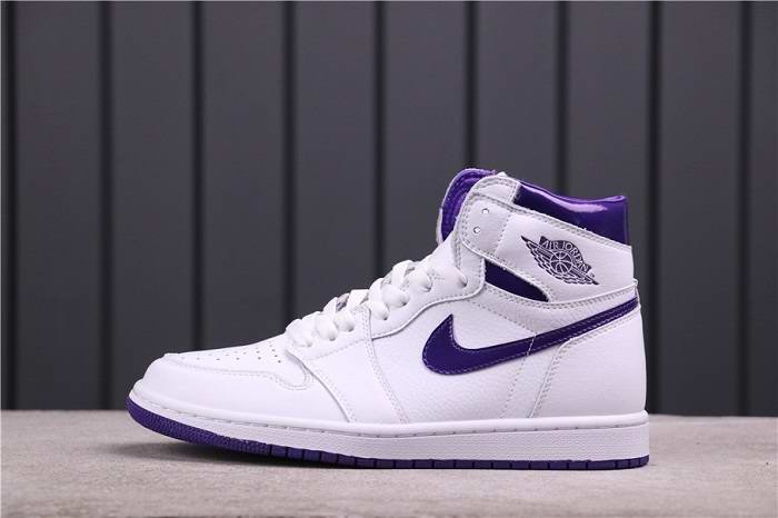 Women's Running Weapon Air Jordan 1 White Shoes 083