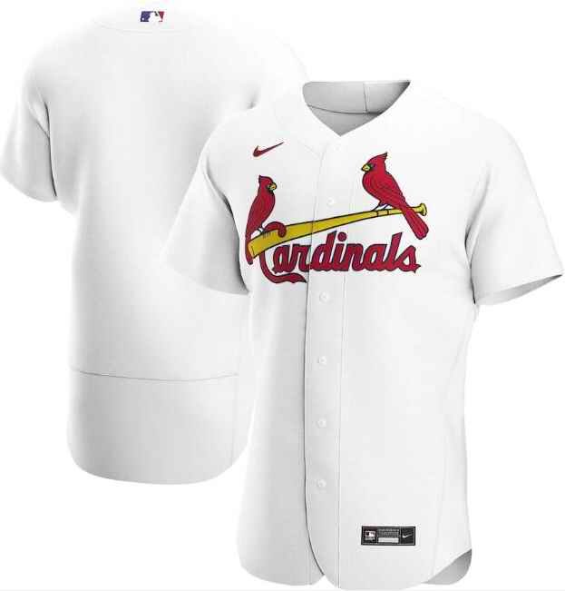 Men's St. Louis Cardinals #46 Paul Goldschmidt White Flex Base Stitched Jersey