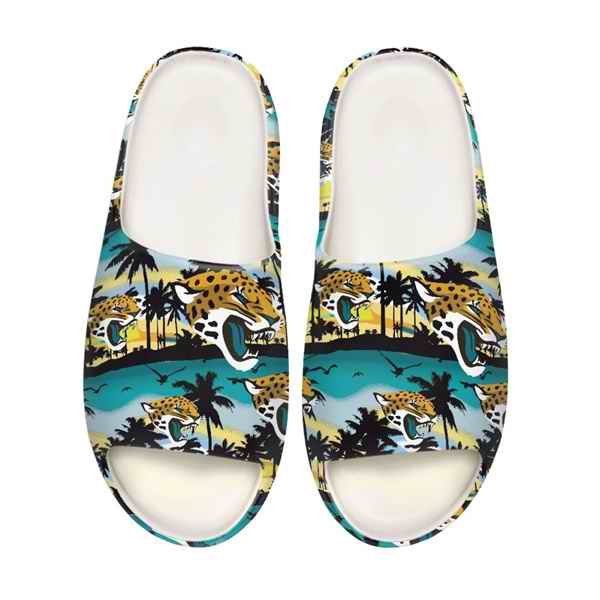 Women's Jacksonville Jaguars Yeezy Slippers/Shoes 001