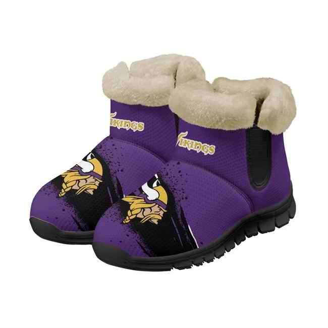 Men's Minnesota Vikings 2024 Snow Boots/Shoes 002(Pls check description for details)