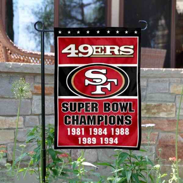 San Francisco 49ers Double-Sided Garden Flag 002 (Pls check description for details)