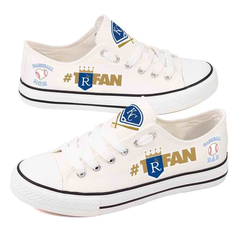 Women's Kansas City Royals Repeat Print Low Top Sneakers 004