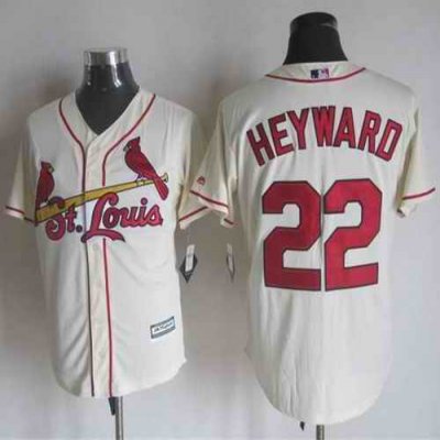 Cardinals #22 Jason Heyward Cream New Cool Base Stitched MLB Jersey