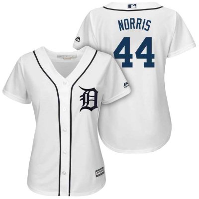 Women's Detroit Tigers #44 Daniel Norris  White Cool Base Stitched MLB Jersey(Run Small)