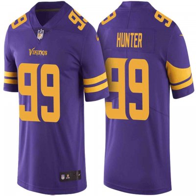 Men's Minnesota Vikings #99 Danielle Hunter Purple Color Rush Limited NFL Stitched Jersey