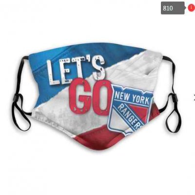 New York Rangers Face Mask 001 Filter Pm2.5 (Pls check description for details)