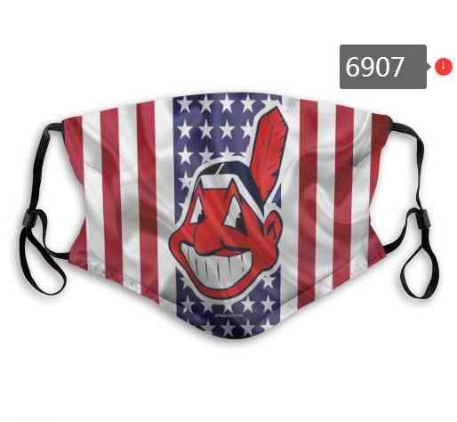 Cleveland Indians Face Mask 6907 Filter Pm2.5 (Pls check description for details)