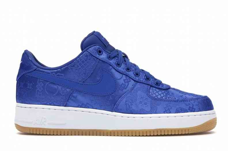 Women's Air Force 1 Blue Shoes 006