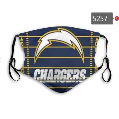 Los Angeles Chargers Face Mask 5257 Filter Pm2.5 (Pls check description for details)