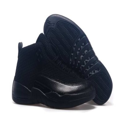 Running weapon Cheap Wholesale Nike Shoes Air Jordan 12 Future All Black