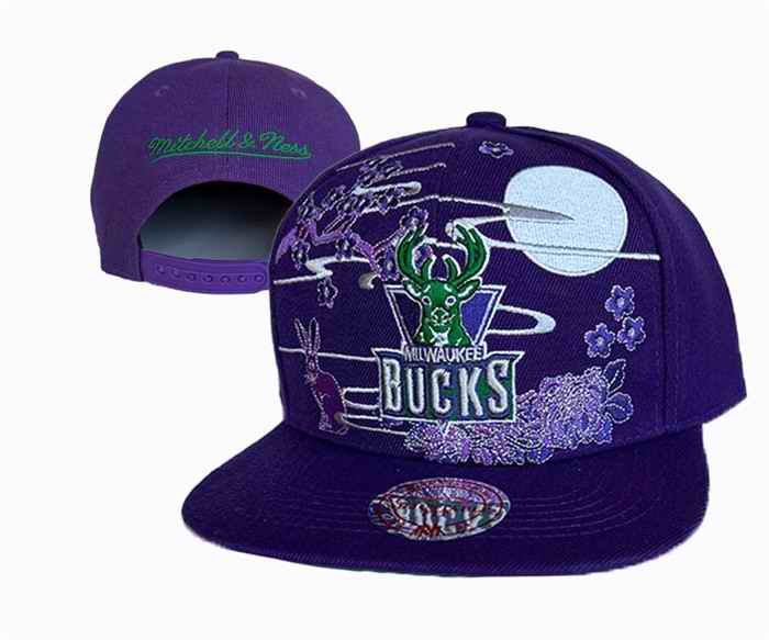 Milwaukee Bucks Stitched Snapback Hats 0029