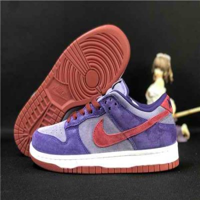 Men's Dunk Low SB Purple/Red Shoes 0107