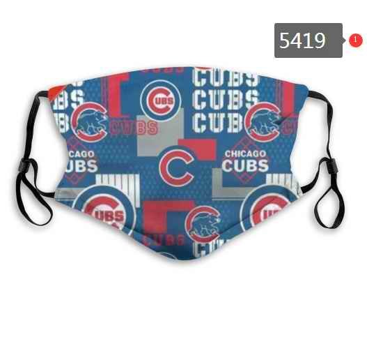 Chicago Cubs Face Mask 012 Filter Pm2.5 (Pls check description for details)