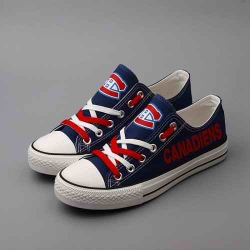 Women's Montreal Canadiens Repeat Print Low Top Sneakers 002