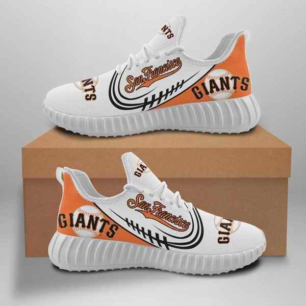 Men's San Francisco Giants Mesh Knit Sneakers/Shoes 009