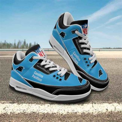 Women's Carolina Panthers Air Jordan 3 Sneakers/Shoes 002