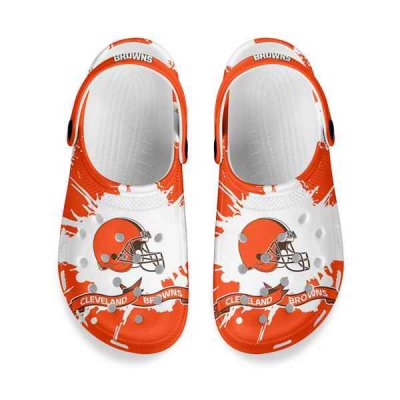 Men's Cleveland Browns Bayaband Clog Shoes 001