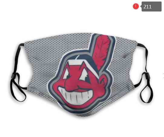 Cleveland Indians Face Mask 001 Filter Pm2.5 (Pls check description for details)