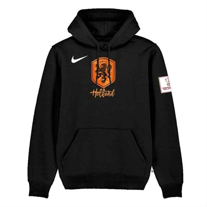 Men's Netherlands FIFA World Cup Soccer Hoodie Black