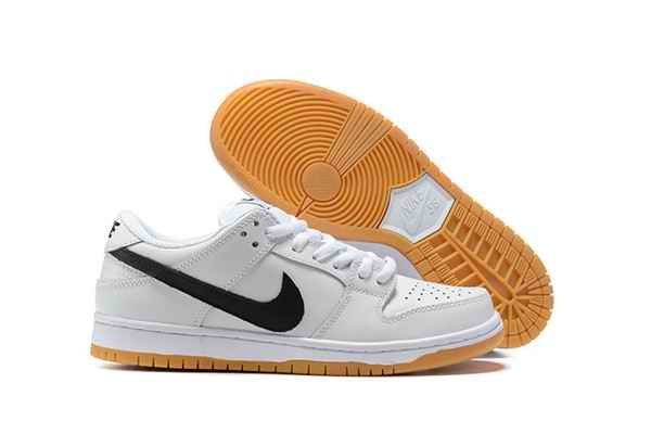 Women's Dunk Low SB White Shoes 0110