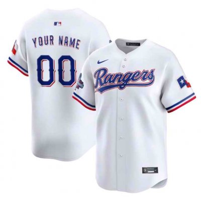 Men's Texas Rangers Active Player Custom White 2023 World Series Stitched Baseball  Jersey